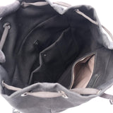Load image into Gallery viewer, Bottega Veneta Backpack Intrecciato Black Gray White Canvas Leather