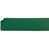 Load image into Gallery viewer, Hermes Belt Yellow Green Constance Waist 63 30 Togo Leather Logo Buckle