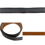 Load image into Gallery viewer, Hermes Belt Black Brown Evelyne Waist 94 30 Box Calf Togo Perforated Logo Buckle