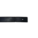 Load image into Gallery viewer, Hermes Belt Black Brown Evelyne Waist 94 30 Box Calf Togo Perforated Logo Buckle
