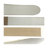 Load image into Gallery viewer, Bottega Veneta White Silver Leather 925 Sterling Belt