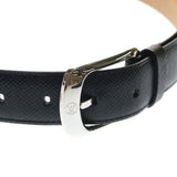Load image into Gallery viewer, Louis Vuitton Ceinture Eclipse Classic Taiga Leather Belt Black Silver