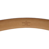Load image into Gallery viewer, Louis Vuitton Ceinture Eclipse Classic Taiga Leather Belt Black Silver