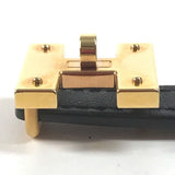Load image into Gallery viewer, Hermes Mini Kelly Belt Epsom Black Gold