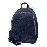 Load image into Gallery viewer, Gucci Belt Bag Jumbo GG Leather Blue Silver