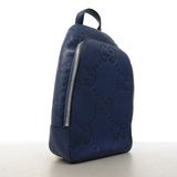 Load image into Gallery viewer, Gucci Belt Bag Jumbo GG Leather Blue Silver
