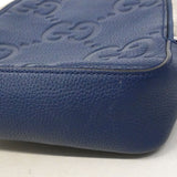 Load image into Gallery viewer, Gucci Belt Bag Jumbo GG Leather Blue Silver