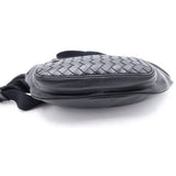 Load image into Gallery viewer, Bottega Veneta Intreccia Leather Belt Bag Black