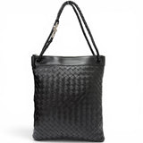 Load image into Gallery viewer, Bottega Veneta Andiamo Leather Intrecciato Messenger Flat Shoulder Bag