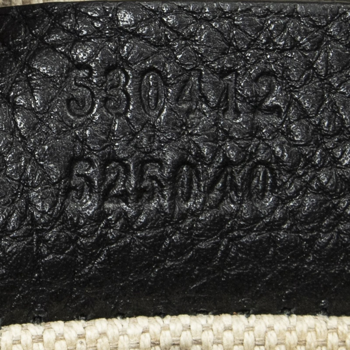 Gucci Web Logo Belt Bag Black Grain Calfskin Leather