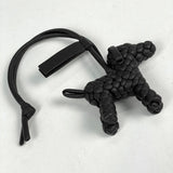 Load image into Gallery viewer, Bottega Veneta Bag Charm Intrecciato Dog Leather Brown