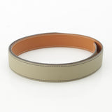 Load image into Gallery viewer, Hermes Swift Taurillon Reversible 32 Belt Leather Part Only Natural Sage