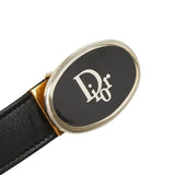 Load image into Gallery viewer, Dior Logo Belt 70 28 Black Leather