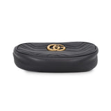 Load image into Gallery viewer, Gucci Belt Bag GG Marmont Leather Bag Waist Pouch Black