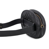 Load image into Gallery viewer, Gucci Belt Bag GG Marmont Leather Bag Waist Pouch Black