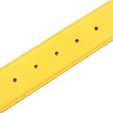 Load image into Gallery viewer, Gucci Memorable Buckle g Logo Bicolor Leather Belt Yellow Blue