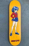 Load image into Gallery viewer, Hook Ups Skateboard Deck 30 Year Anniversary OG School Girl 7.5" x 31"