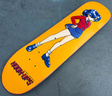 Load image into Gallery viewer, Hook Ups Skateboard Deck 30 Year Anniversary OG School Girl 7.5" x 31"