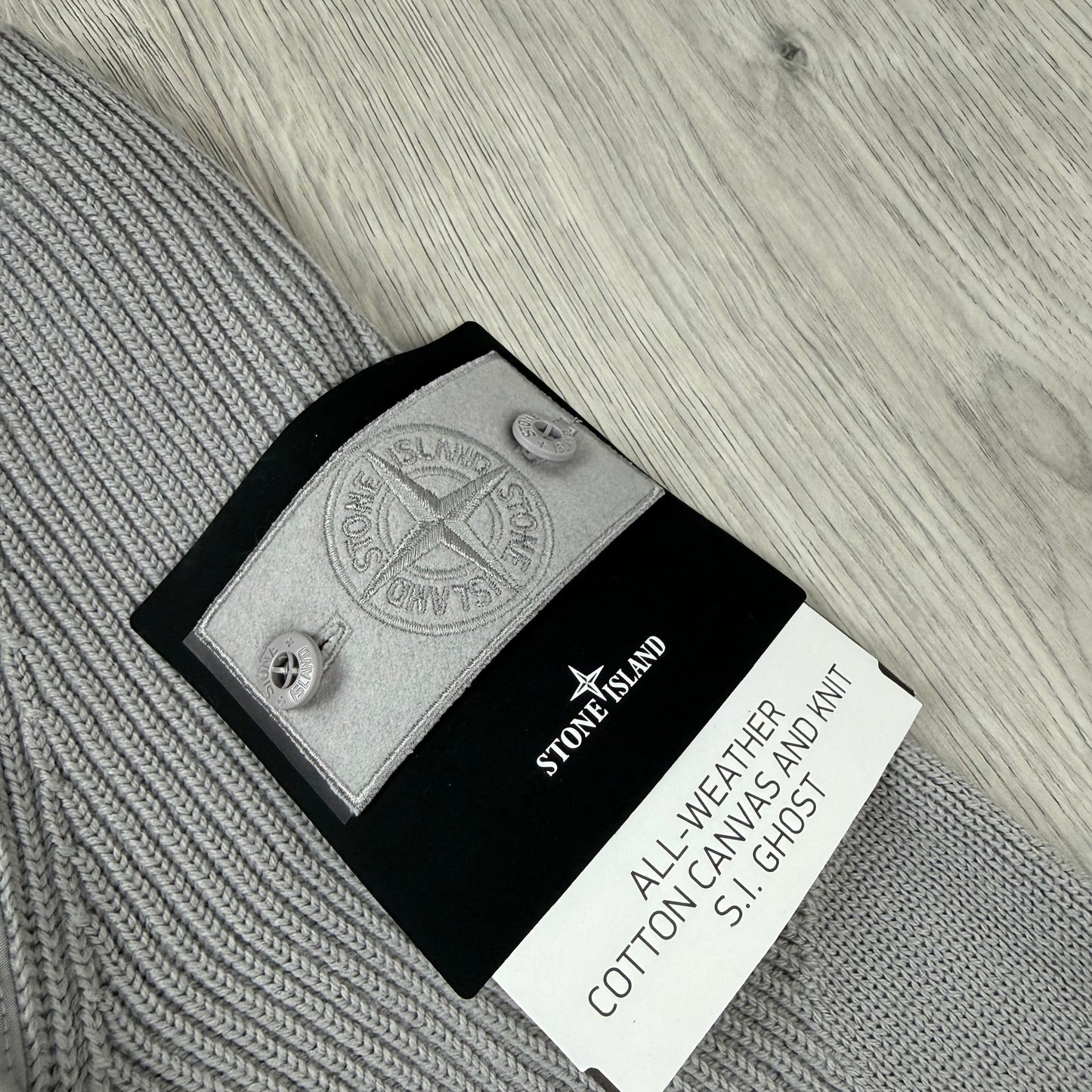 Stone Island Ghost Hybrid Knit Jacket - Dust Grey