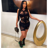 Load image into Gallery viewer, Pia slit romper (Black)