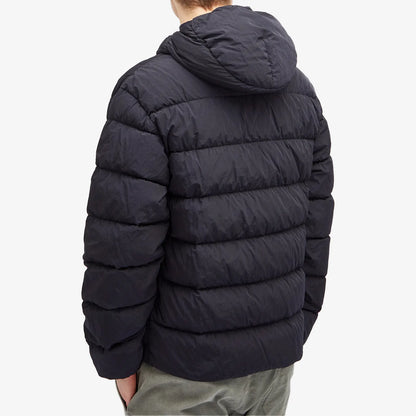 Cp Company Chrome-R Goggle Down Jacket In Navy
