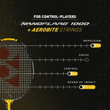 Load image into Gallery viewer, Yonex Nanoflare 1000 Play (Lightning Yellow) Pre-strung