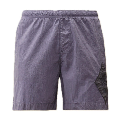 Cp Company Eco-Chrome British Sailor Swim Shorts In Lavender With Certilogo