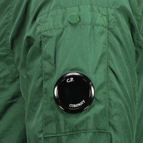 Cp Company Chrome-R Pocket Overshirt in Duck Green