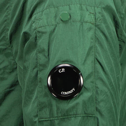 Cp Company Chrome-R Pocket Overshirt in Duck Green