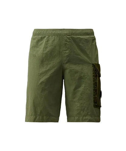 Cp Company 232A Flatt Nylon Mixed Cargo Swim Shorts In Thyme