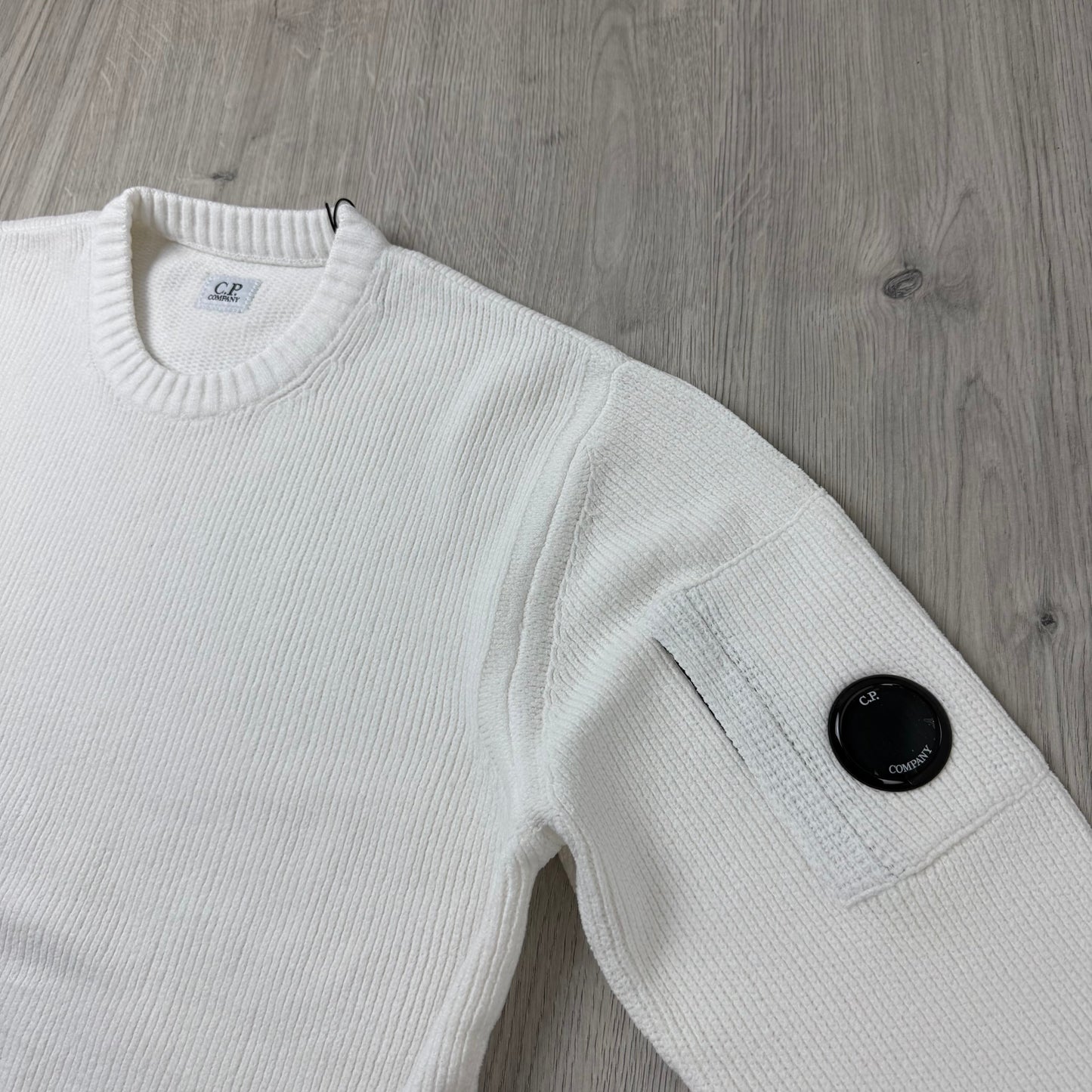 CP Company Chenille Sweatshirt - White