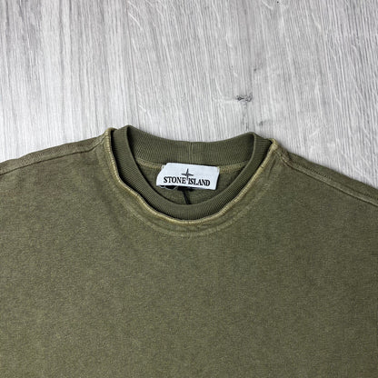 Stone Island Malfilé 'Old' Sweatshirt - Military