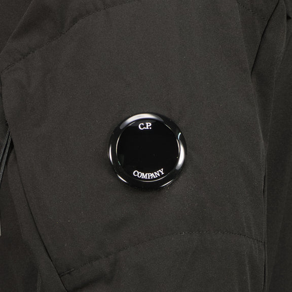 Cp Company Slim Fit Lightweight Lens Hooded Pro-Tek Jacket In Black