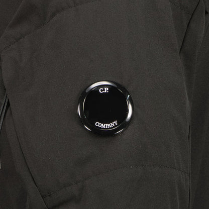 Cp Company Slim Fit Lightweight Lens Hooded Pro-Tek Jacket In Black