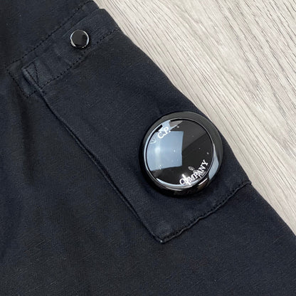 CP Company Button Overshirt - Black
