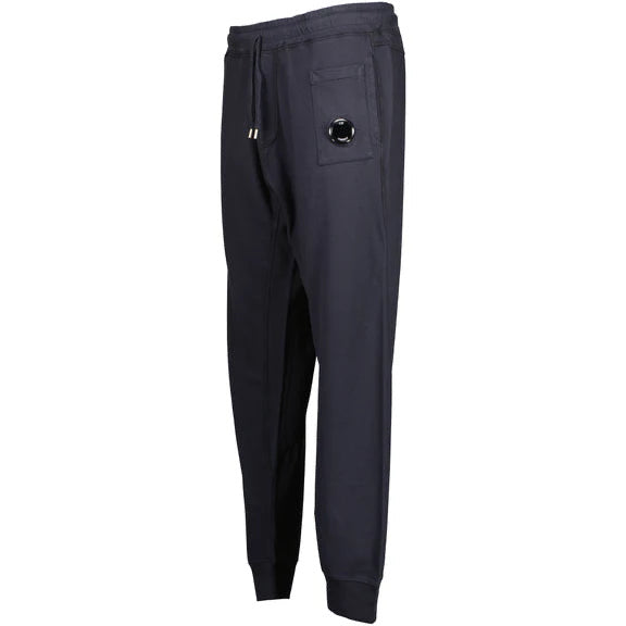 Cp Company 133A Light Fleece High Lens Joggers In Navy