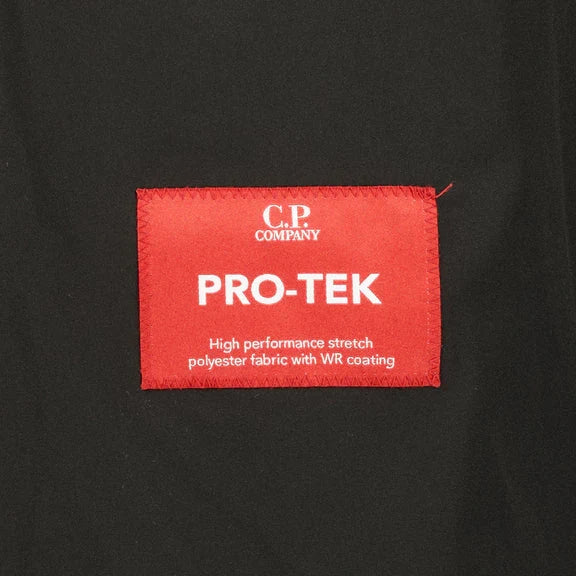 Cp Company Slim Fit Lightweight Lens Hooded Pro-Tek Jacket In Black