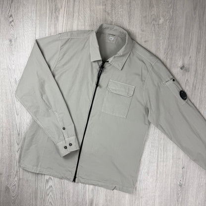 CP Company Zip Overshirt - Dove