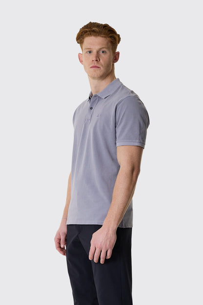 Cp Company 180A Resist Dyed Polo Shirt In Lavender