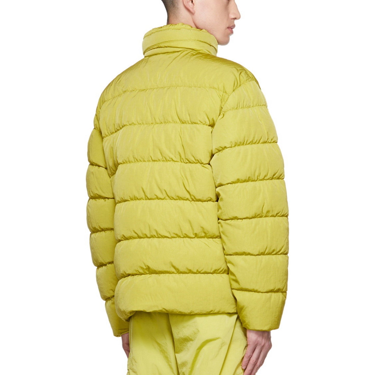 Cp Company 028A Down Jacket In Golden Palm