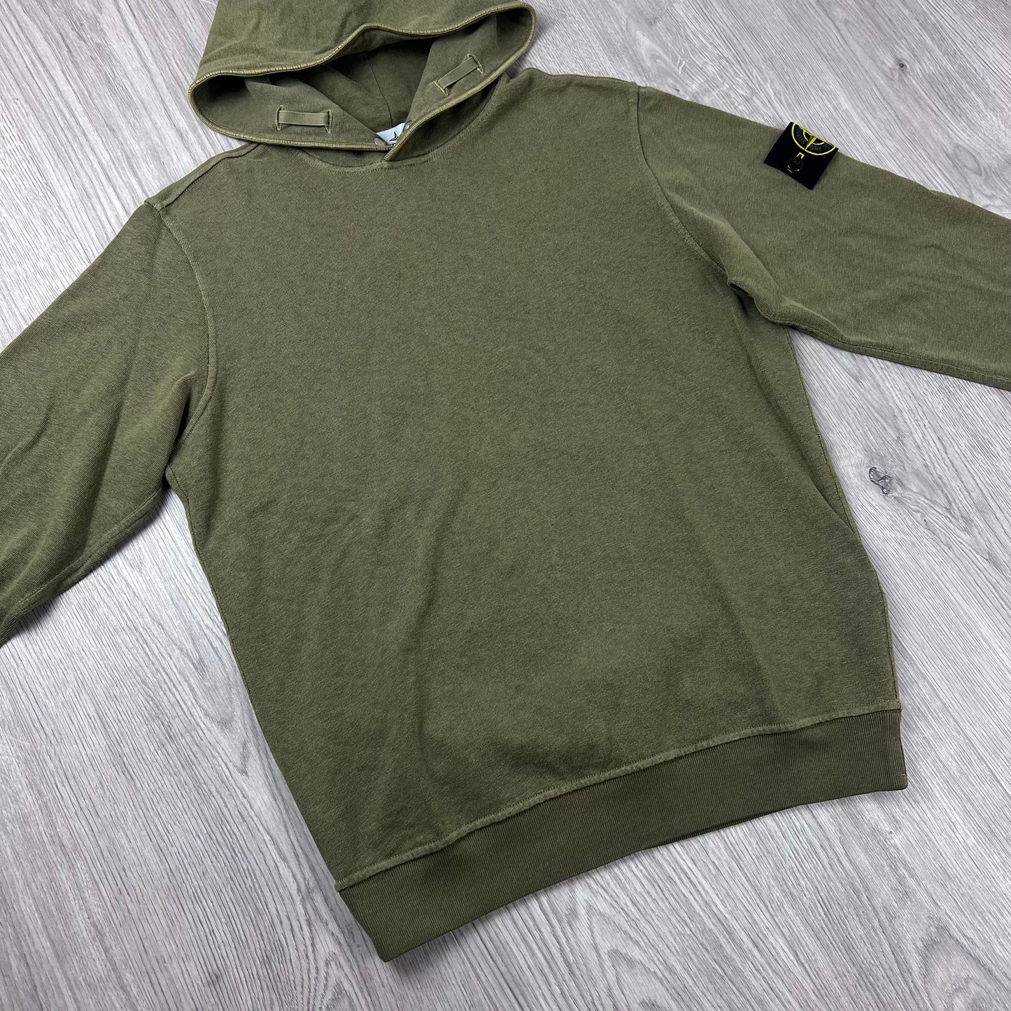 Stone Island Dyed Hoodie - Military
