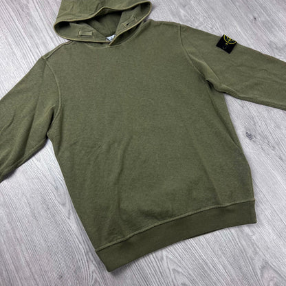Stone Island Dyed Hoodie - Military