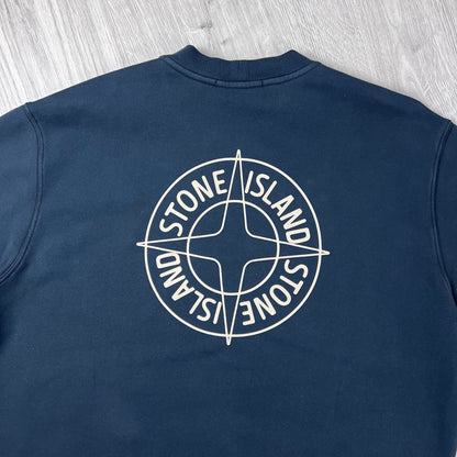 Stone Island Printed Sweatshirt - Navy
