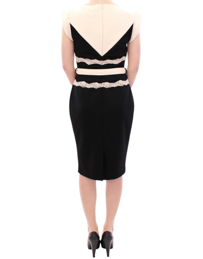 Cavalli Black lace sheath dress