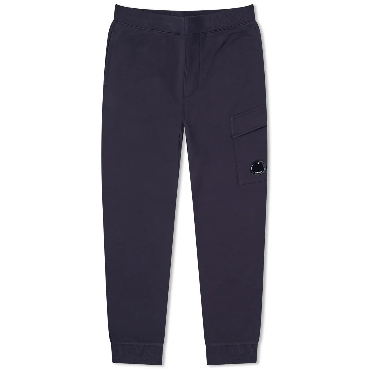 Cp Company Diagonal Raised Lens Joggers In Navy