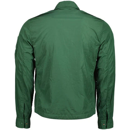 Cp Company Chrome-R Pocket Overshirt in Duck Green