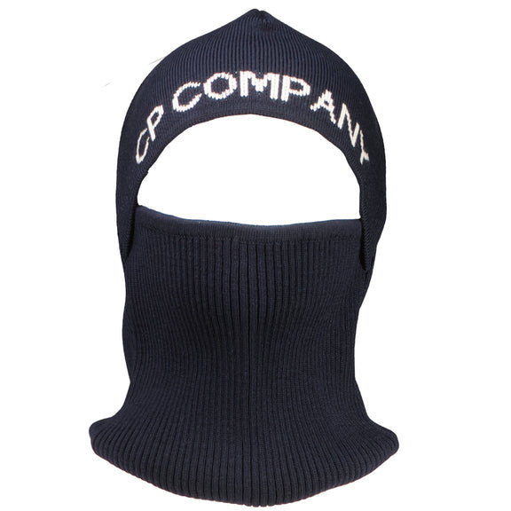 Cp Company Knitted Big Logo Balaclava Navy