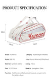 Load image into Gallery viewer, Kumpoo Badminton Bag- KB-591 [9 PK] (White/Red)