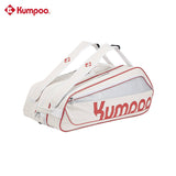 Load image into Gallery viewer, Kumpoo Badminton Bag- KB-591 [9 PK] (White/Red)