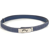 Load image into Gallery viewer, Hermes Belt Jean 18Kelly Denim Blue